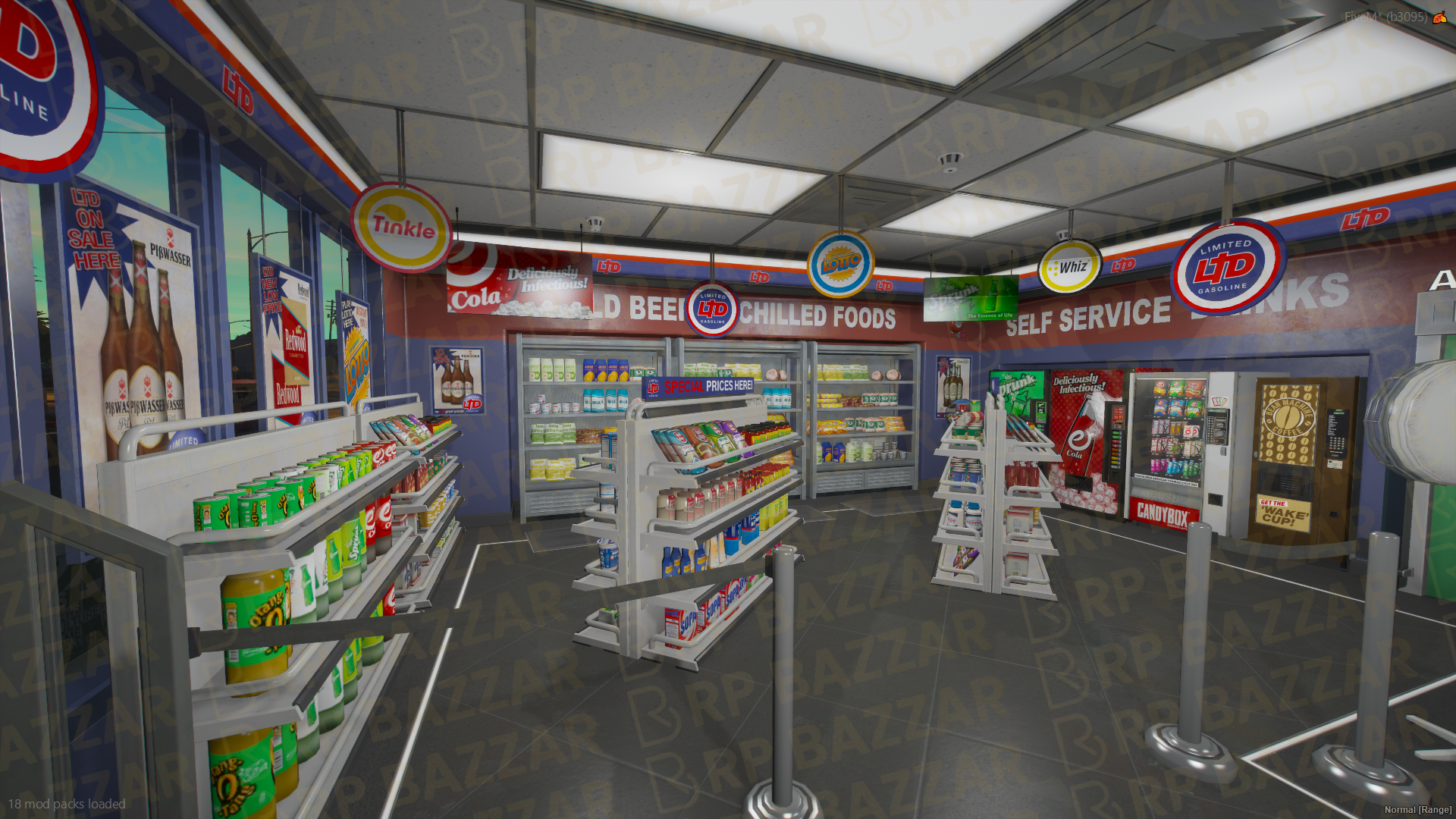 Corner Gas Station FiveM MLO — GTA RP Interior — ESX QB QBOX — RPBazzar