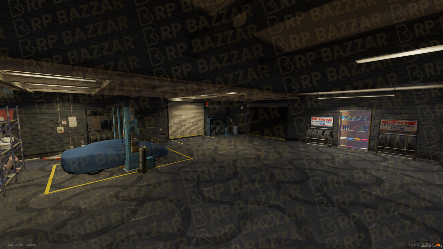 Chrome Vehicle Shop FiveM MLO — GTA RP Interior — ESX QB QBOX — RPBazzar