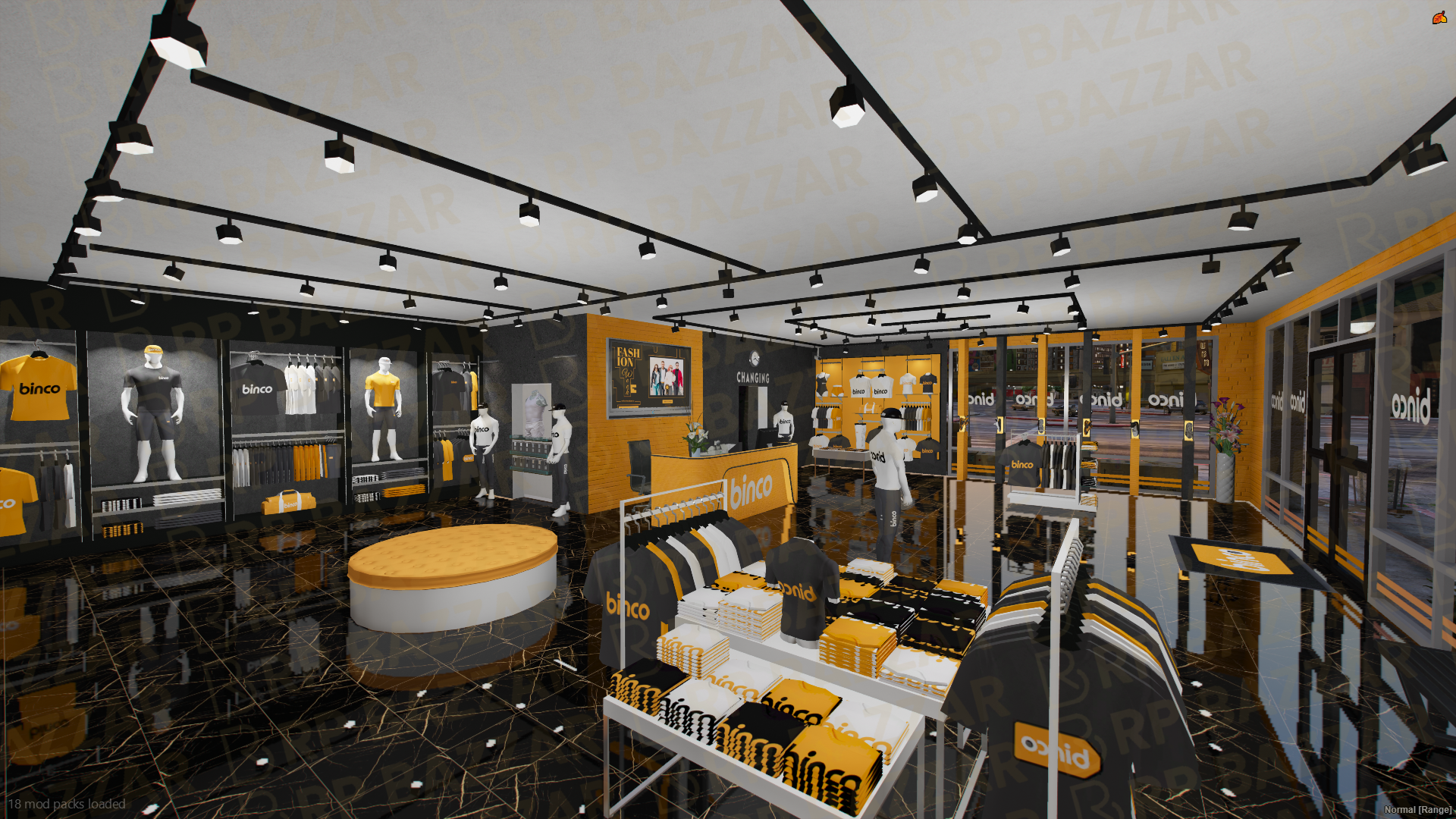 Fashion Clothing Store FiveM MLO — GTA RP Interior — ESX QB QBOX — RPBazzar