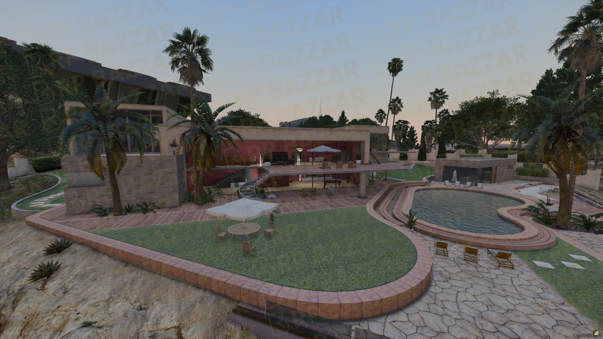 Retro Mansion FiveM MLO — GTA RP Interior — ESX QB QBOX — RPBazzar