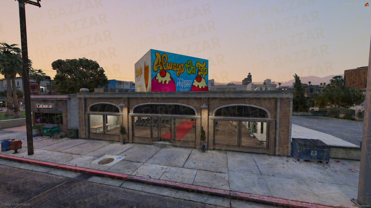 Neon Vehicle Shop FiveM MLO — GTA RP Interior — ESX QB QBOX — RPBazzar