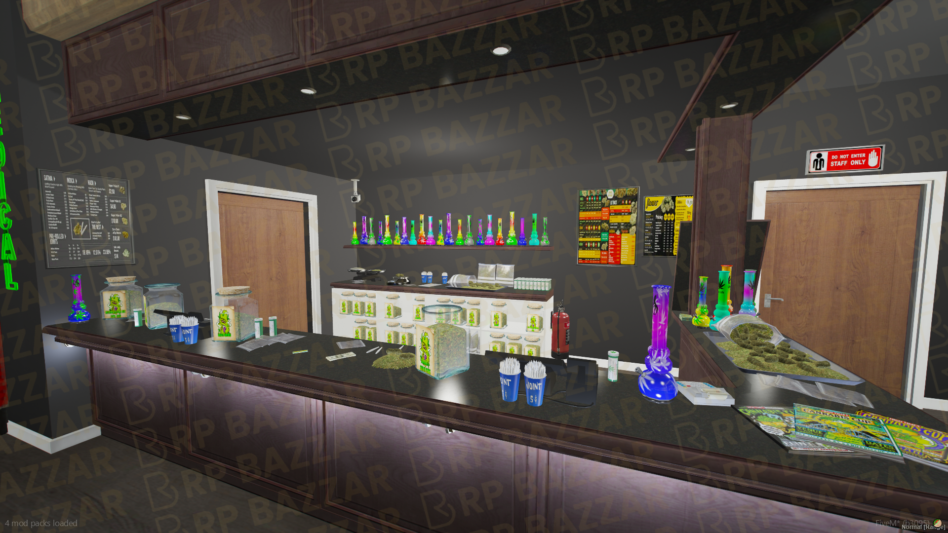 Gourmet Food Court FiveM MLO — GTA RP Interior — ESX QB QBOX — RPBazzar