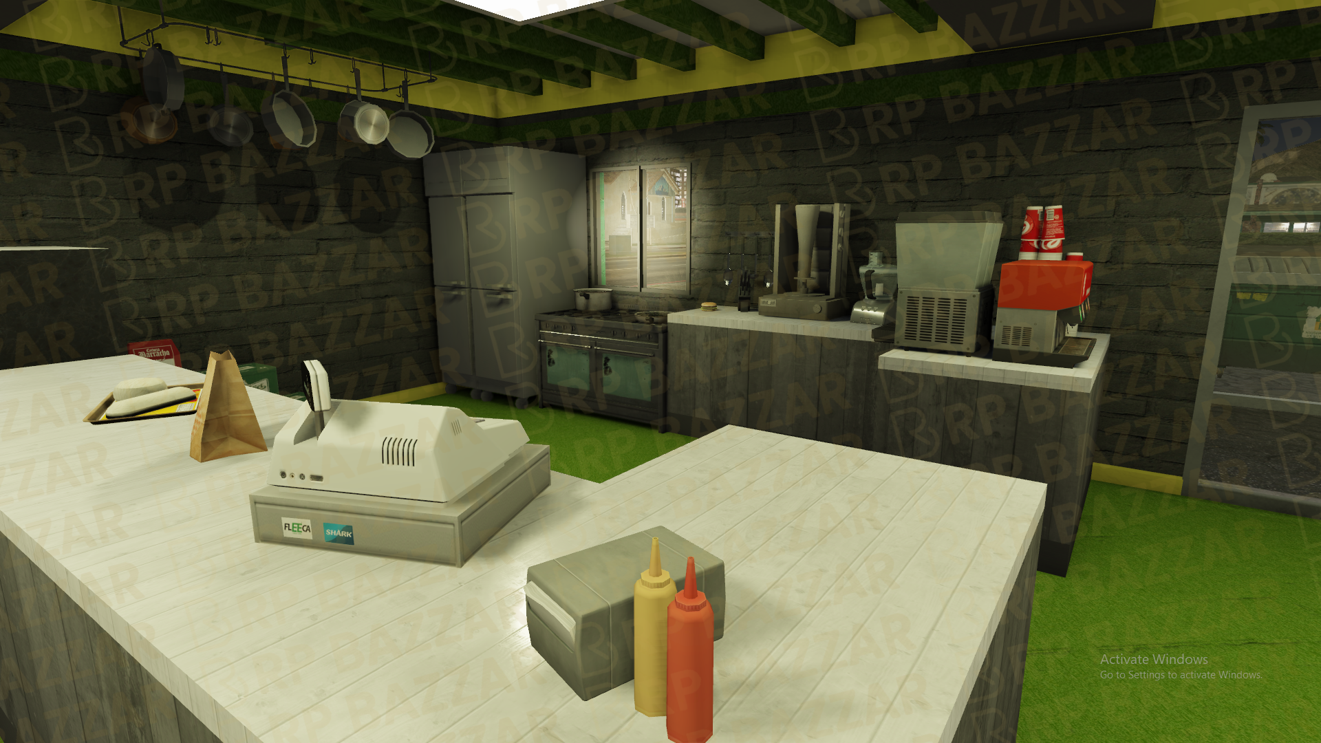 Luxury Steakhouse FiveM MLO — GTA RP Interior — ESX QB QBOX — RPBazzar