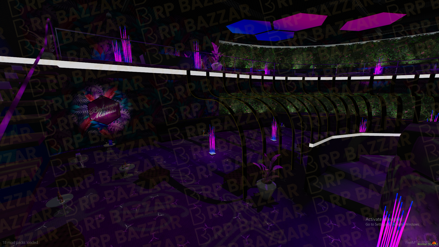 Outlaw Nightclub FiveM MLO — GTA RP Interior — ESX QB QBOX — RPBazzar