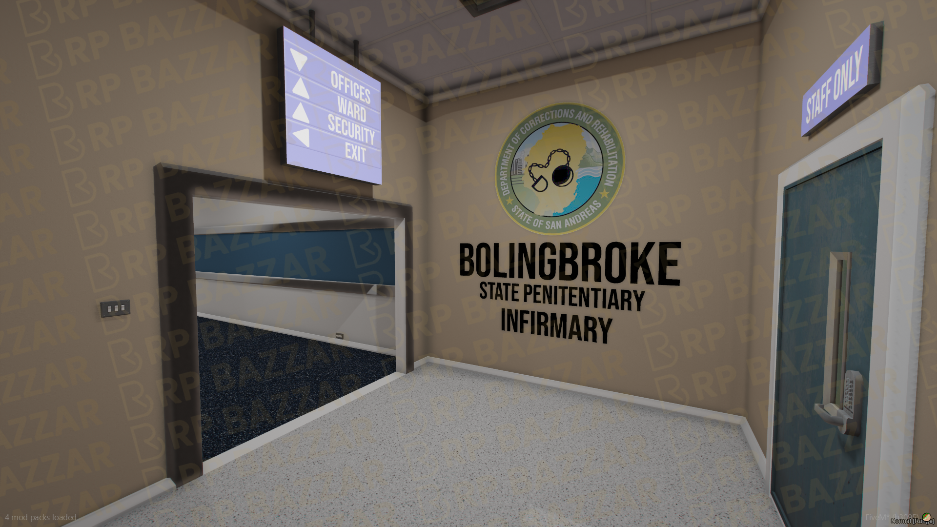 Fortified Prison FiveM MLO — GTA RP Interior — ESX QB QBOX — RPBazzar