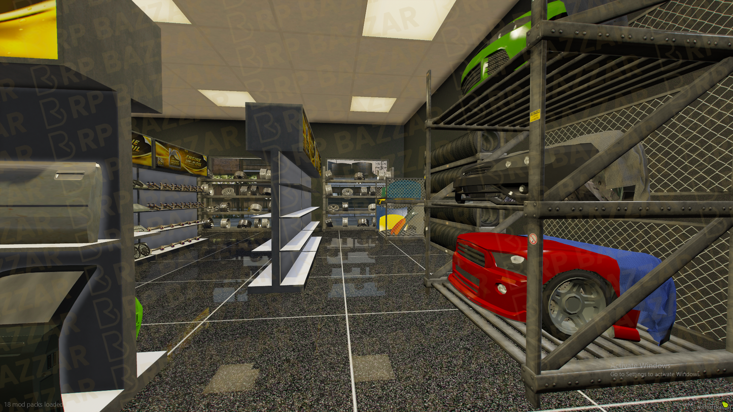 Street Mechanic Shop FiveM MLO — GTA RP Interior — ESX QB QBOX — RPBazzar