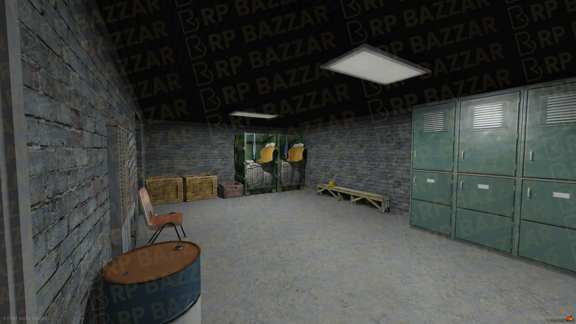 Central Storage Room & Warehouse FiveM MLO — GTA RP Interior — ESX QB QBOX — RPBazzar