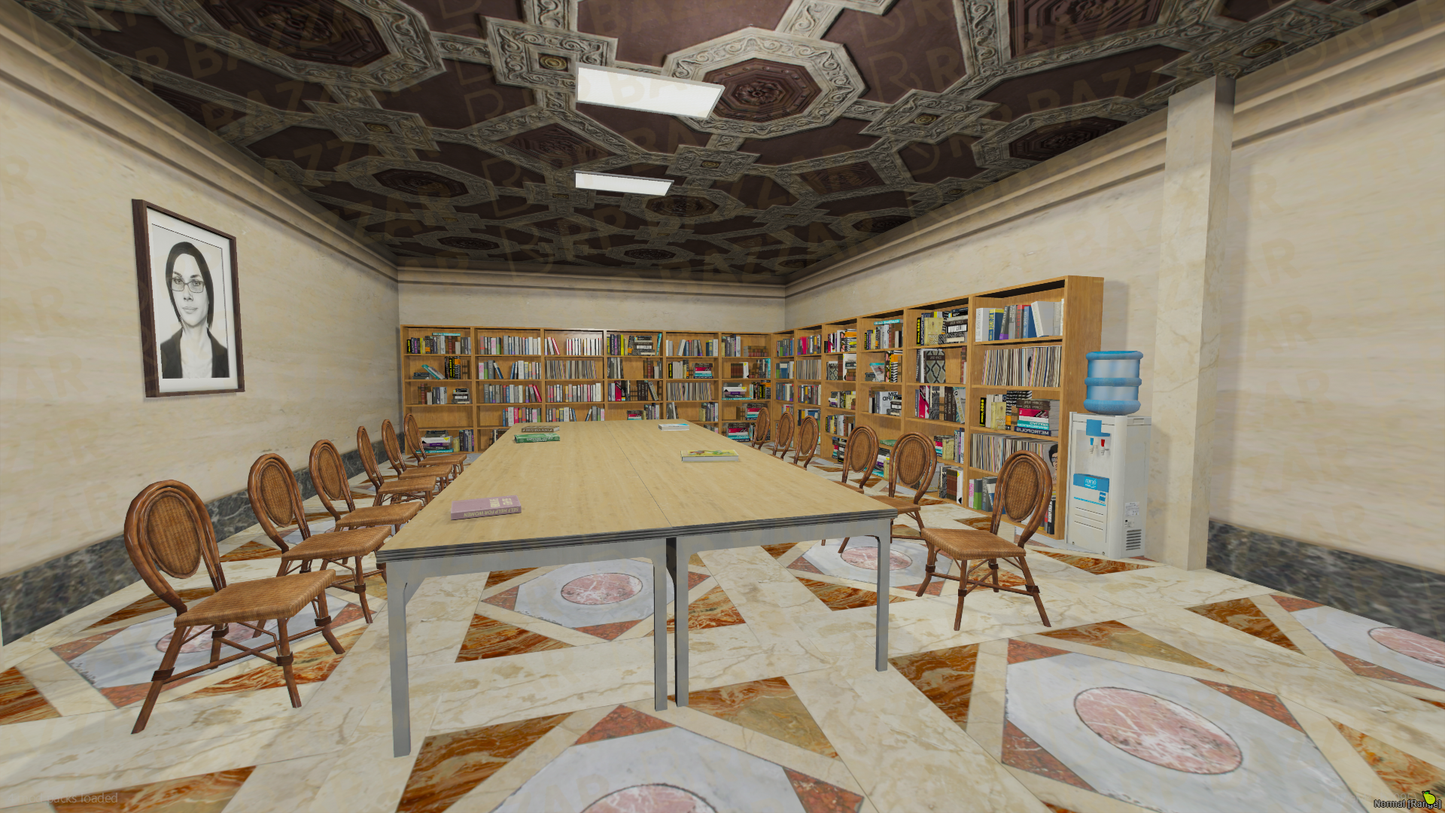 Quiet Library FiveM MLO — GTA RP Interior — ESX QB QBOX — RPBazzar