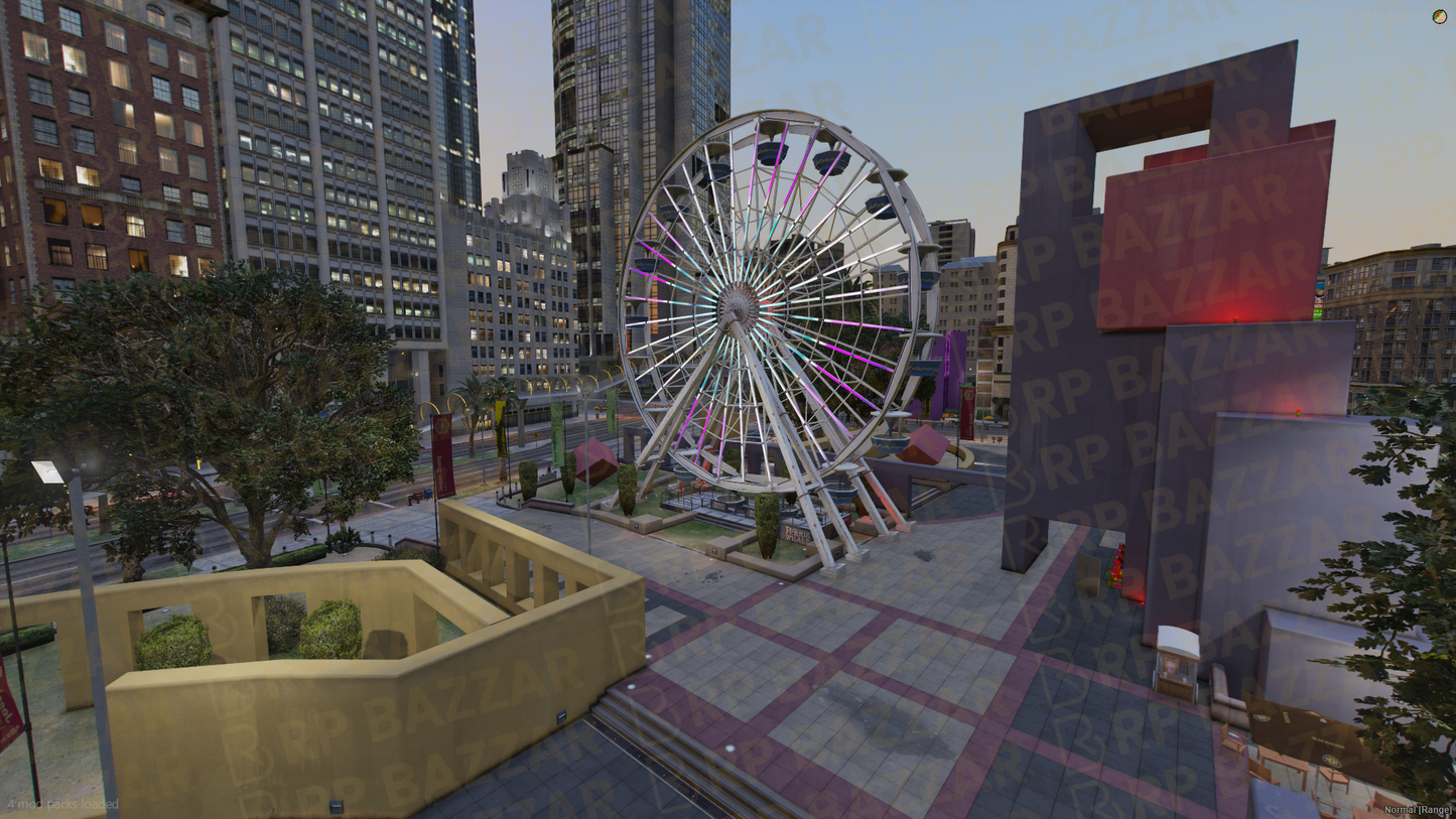 Downtown Legion Square FiveM MLO — GTA RP Interior — ESX QB QBOX — RPBazzar