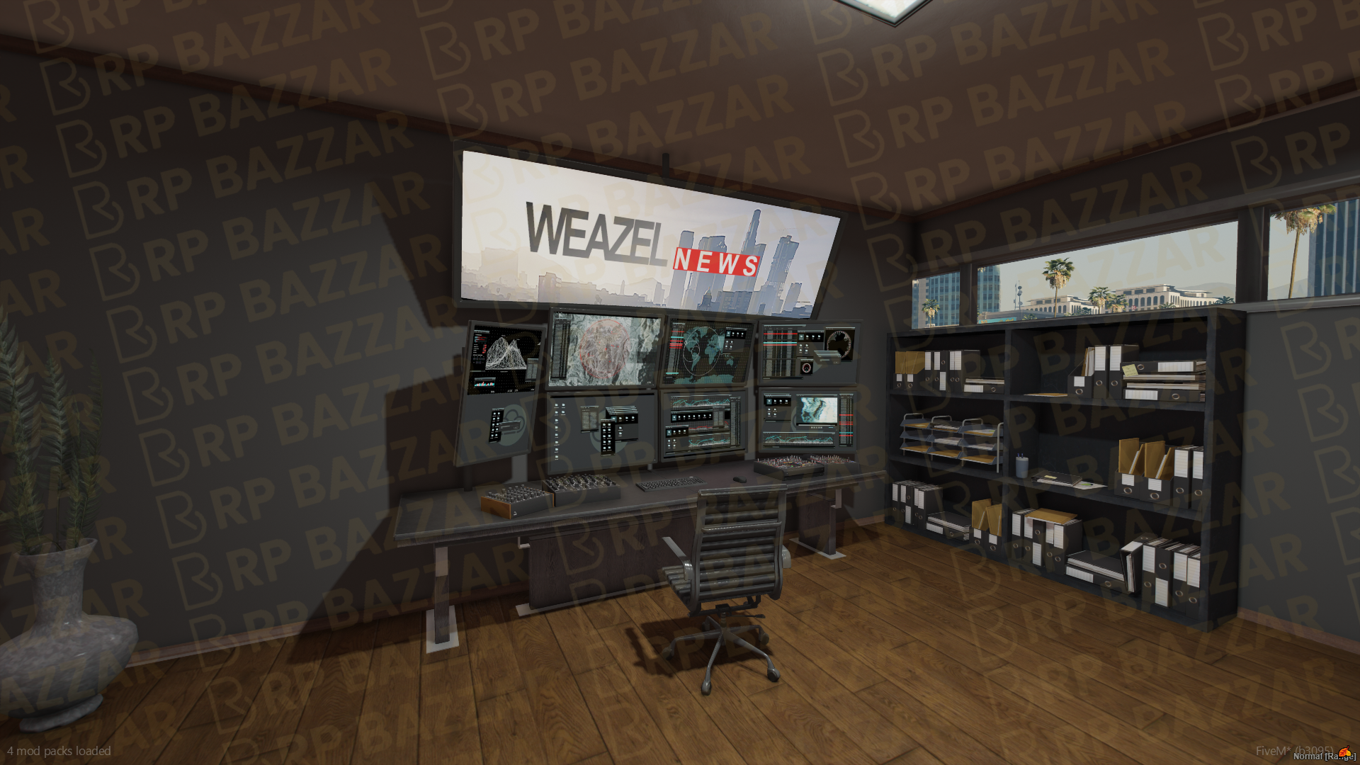 Urban Weazel News FiveM MLO — GTA RP Interior — ESX QB QBOX — RPBazzar