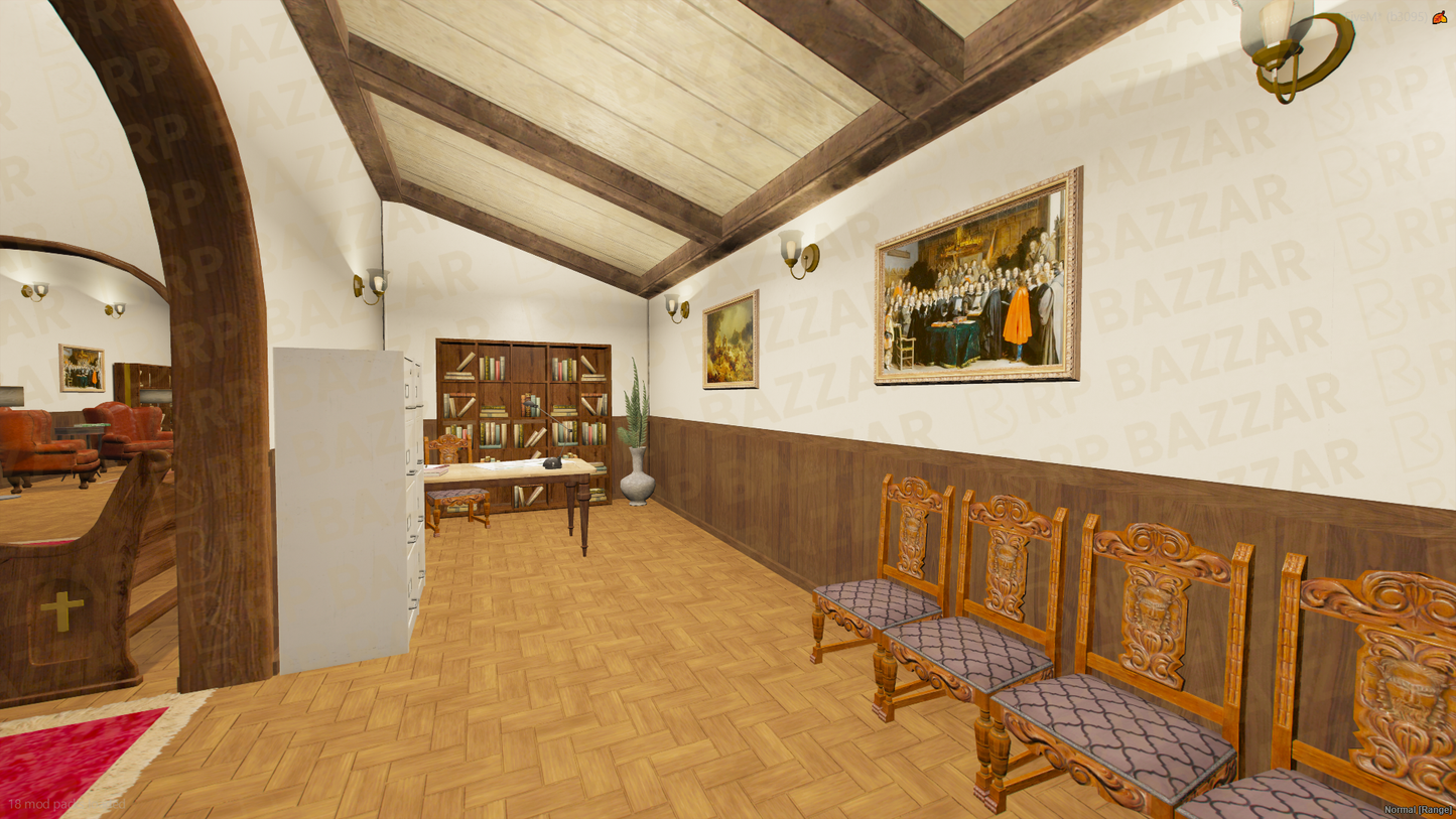 Old Church FiveM MLO — GTA RP Interior — ESX QB QBOX — RPBazzar