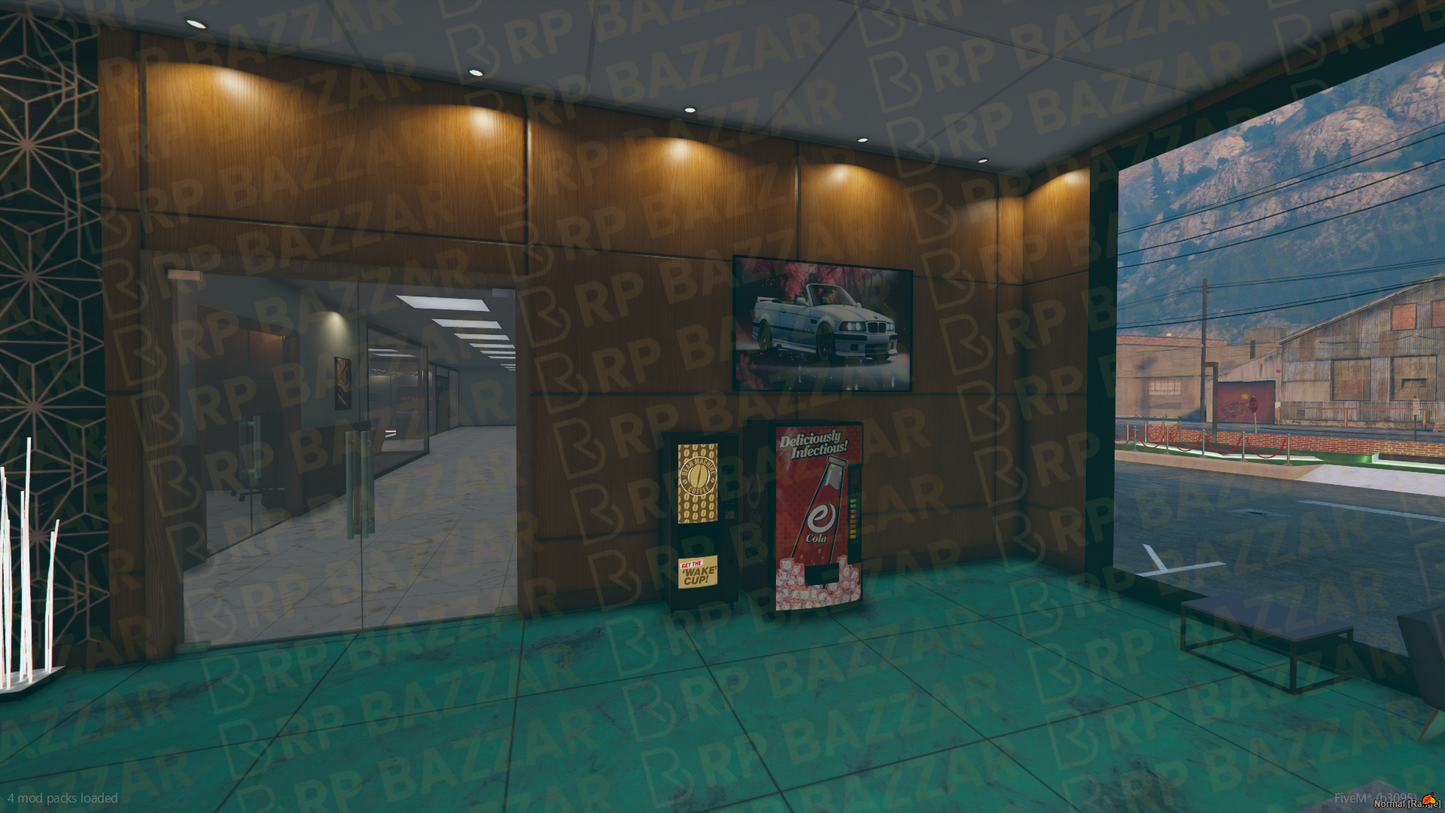 Rugged Vehicle Shop FiveM MLO — GTA RP Interior — ESX QB QBOX — RPBazzar