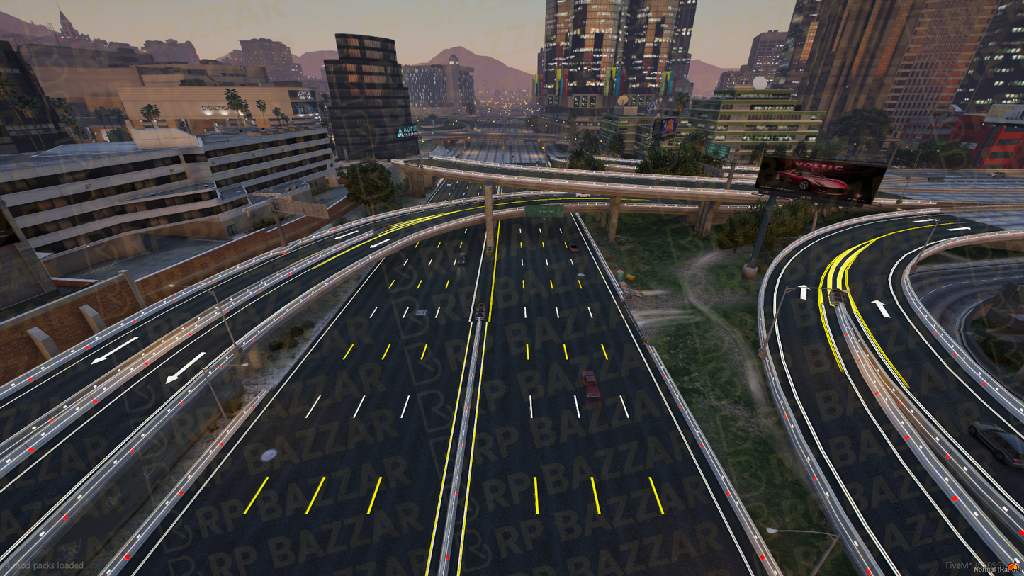 Scenic Road FiveM MLO — GTA RP Road Map — ESX QB QBOX — RPBazzar