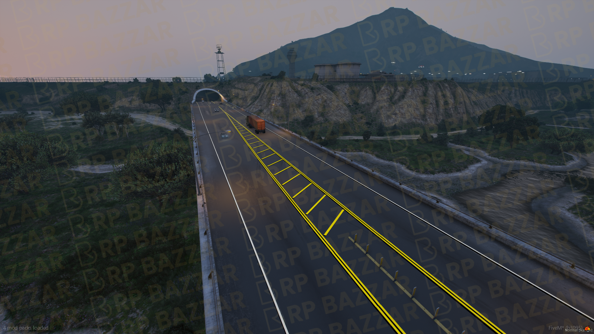 Downtown Road FiveM MLO — GTA RP Road Map — ESX QB QBOX — RPBazzar