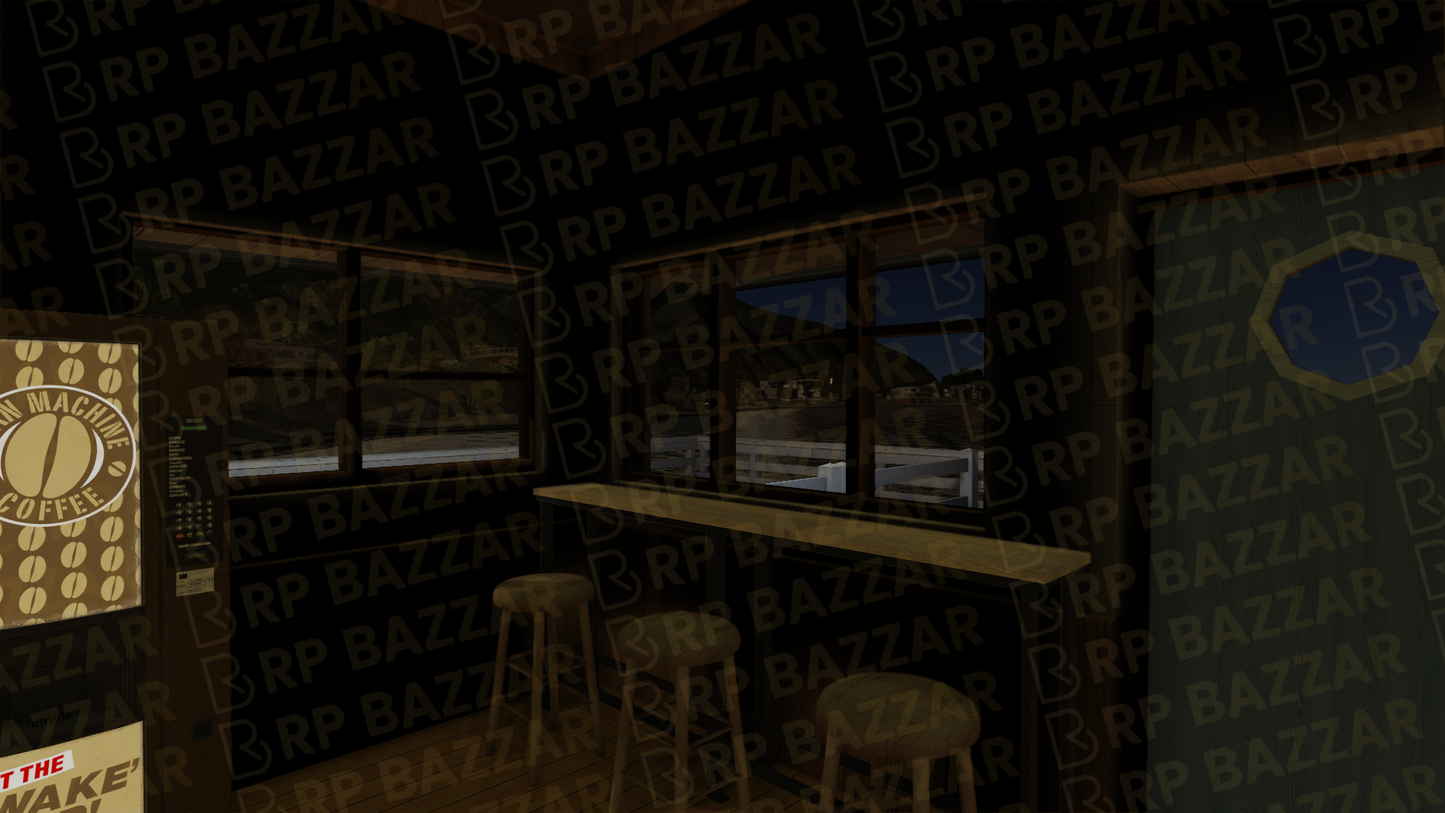 Classic Cafe FiveM MLO — GTA RP Interior — ESX QB QBOX — RPBazzar