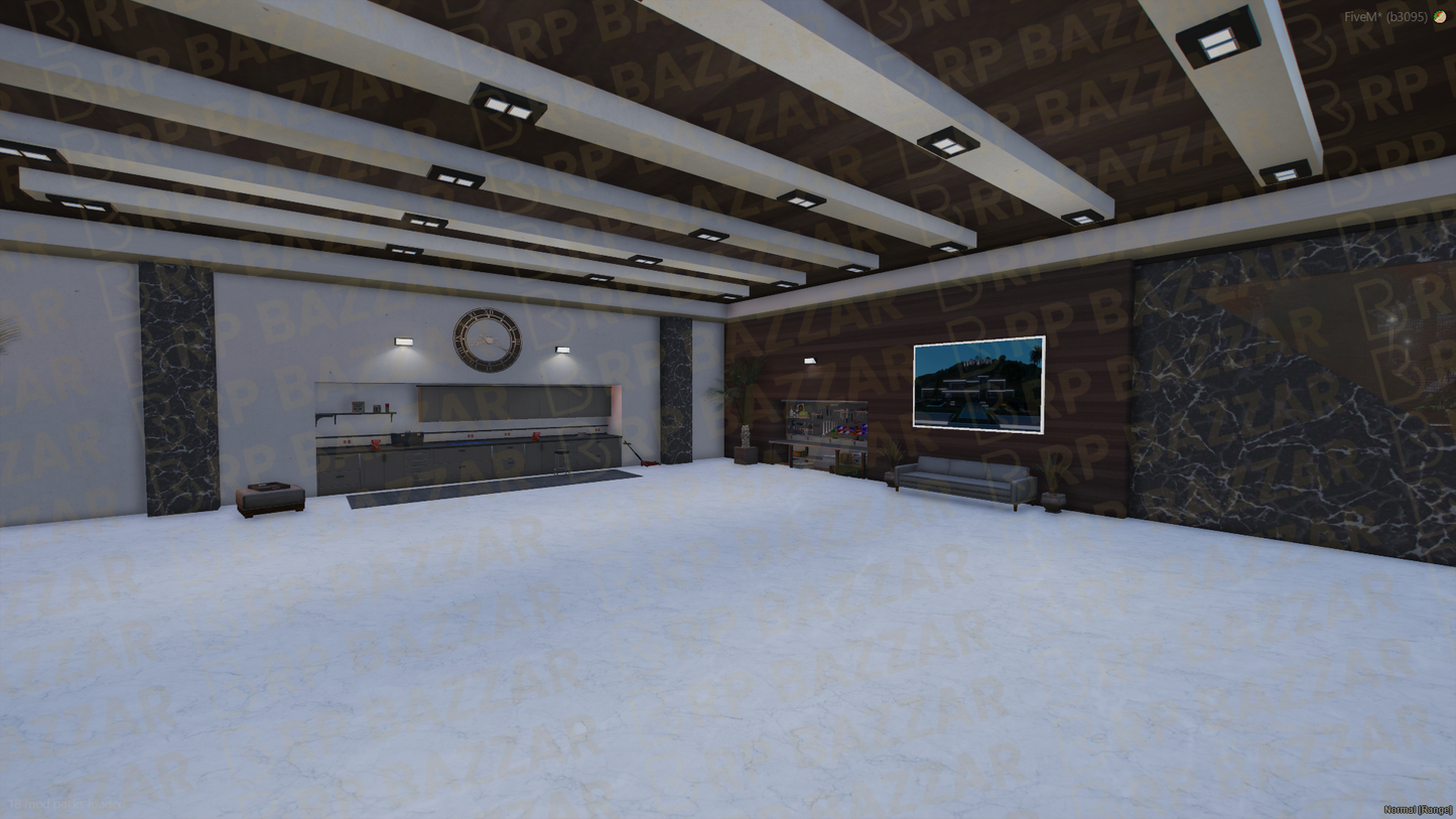 Cyberpunk Mansion FiveM MLO — GTA RP Interior — ESX QB QBOX — RPBazzar