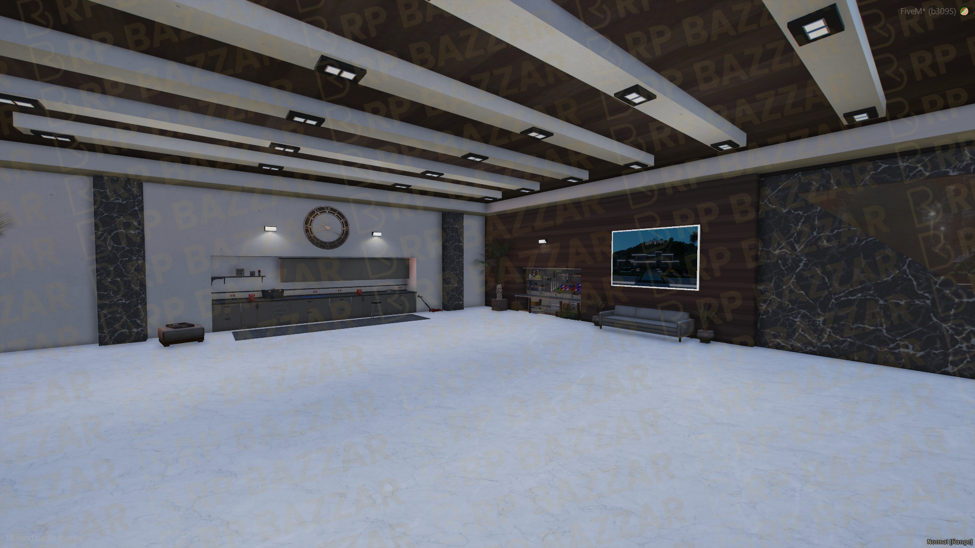 Cyberpunk Mansion FiveM MLO — GTA RP Interior — ESX QB QBOX — RPBazzar