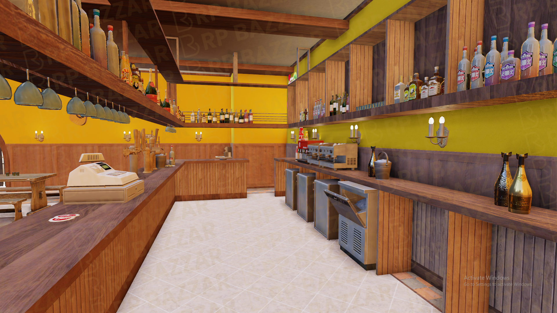 Vibrant Food Market FiveM MLO — GTA RP Interior — ESX QB QBOX — RPBazzar