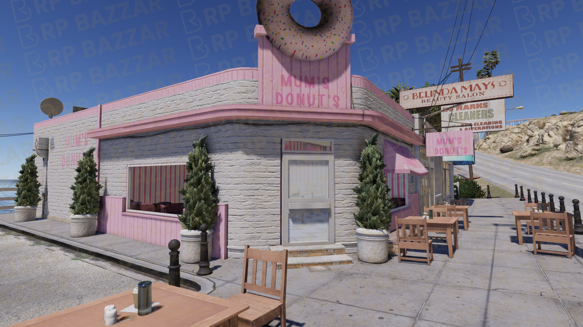 Urban Diner FiveM MLO — GTA RP Interior — ESX QB QBOX — RPBazzar