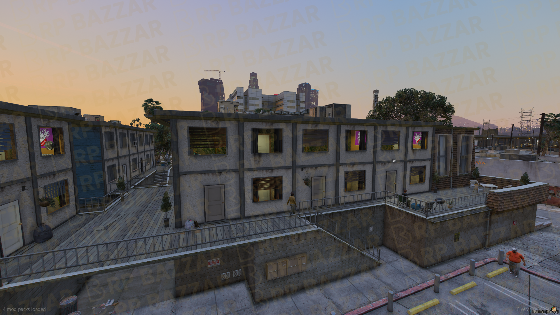 Roadside Motel FiveM MLO — GTA RP Interior — ESX QB QBOX — RPBazzar