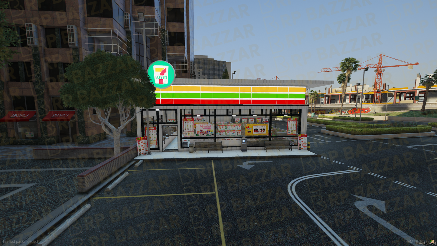 Sleek 24-7 Store FiveM MLO — GTA RP Interior — ESX QB QBOX — RPBazzar