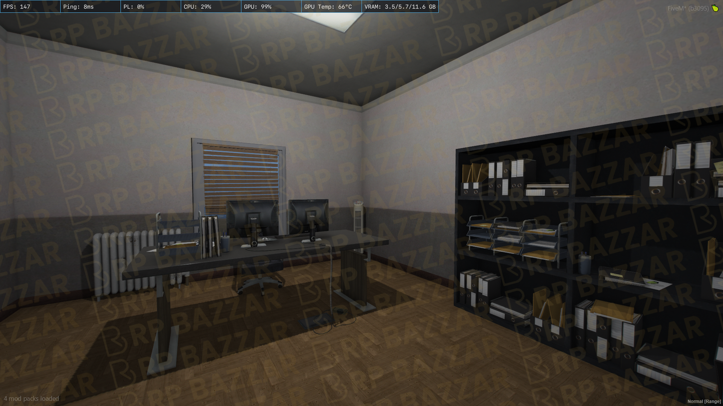 Highrise Office FiveM MLO — GTA RP Interior — ESX QB QBOX — RPBazzar