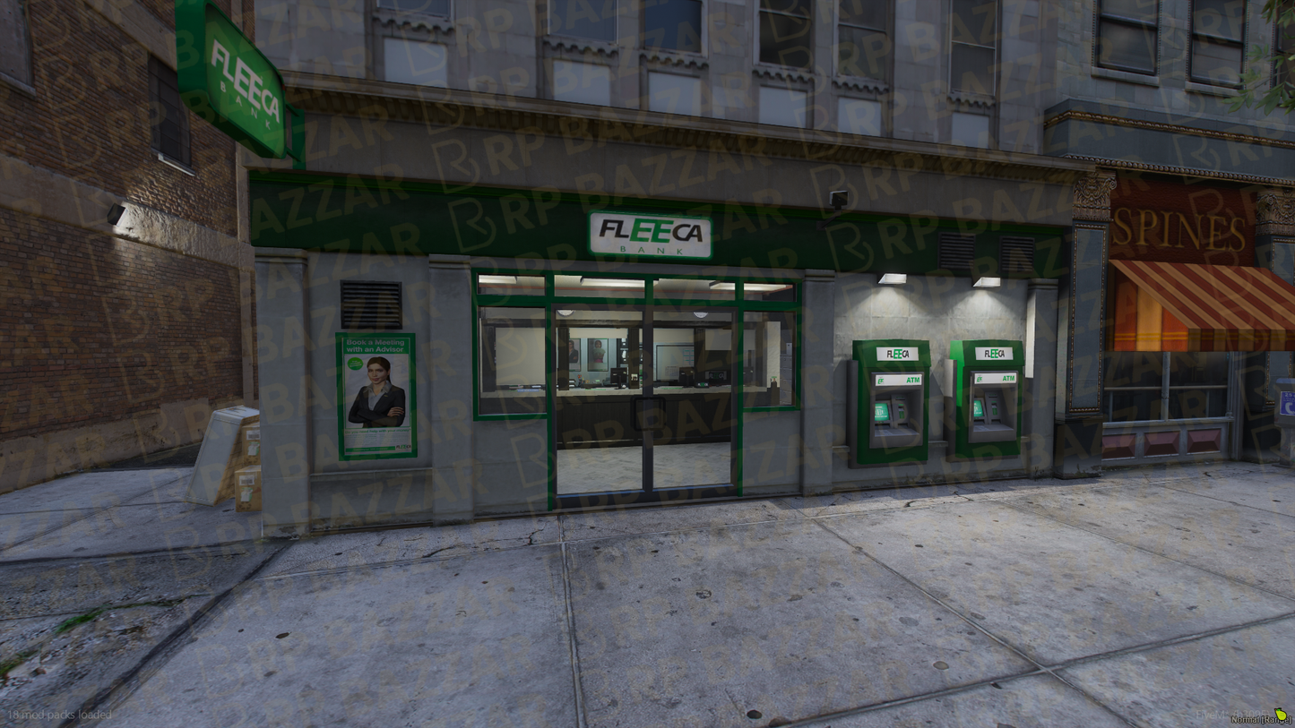 Vault Bank FiveM MLO — GTA RP Interior — ESX QB QBOX — RPBazzar