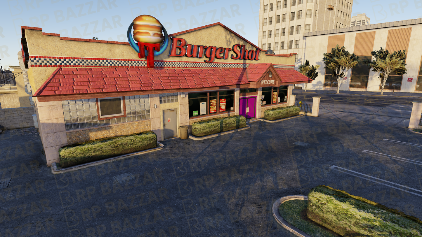 Modern Steakhouse FiveM MLO — GTA RP Interior — ESX QB QBOX — RPBazzar