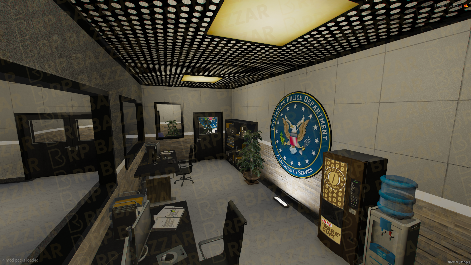 Coastal Police Station FiveM MLO — GTA RP Interior — ESX QB QBOX — RPBazzar