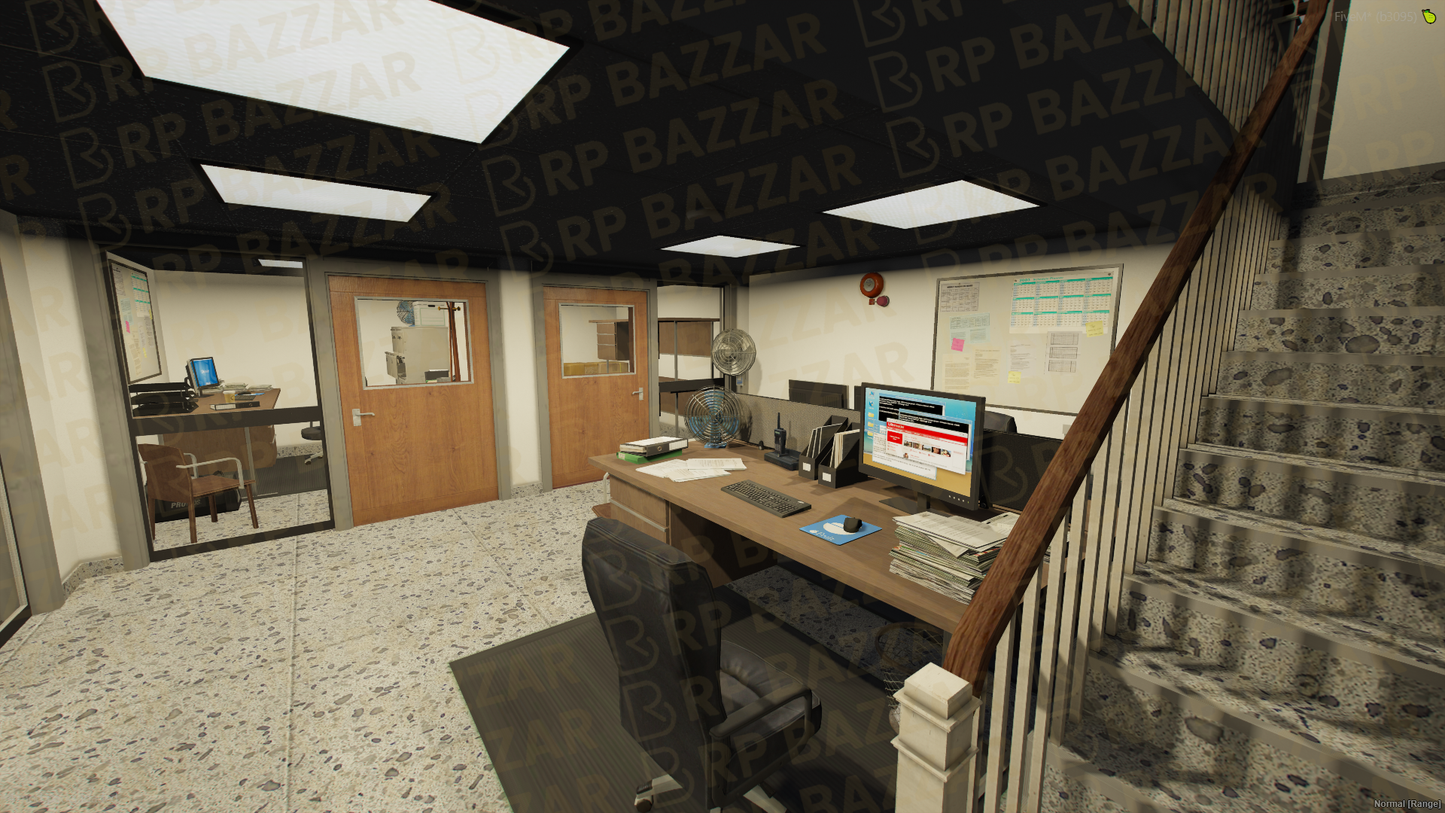 Eastside Police Station FiveM MLO — GTA RP Interior — ESX QB QBOX — RPBazzar