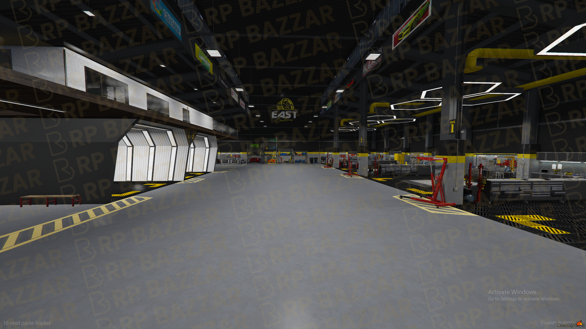 Lowrider Mechanic Shop FiveM MLO — GTA RP Interior — ESX QB QBOX — RPBazzar
