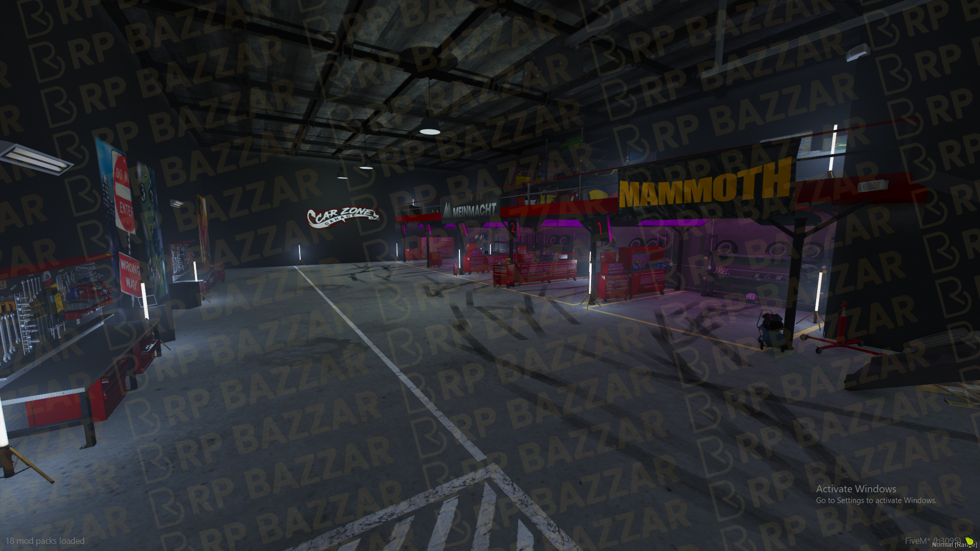 Import Mechanic Shop FiveM MLO — GTA RP Interior — ESX QB QBOX — RPBazzar