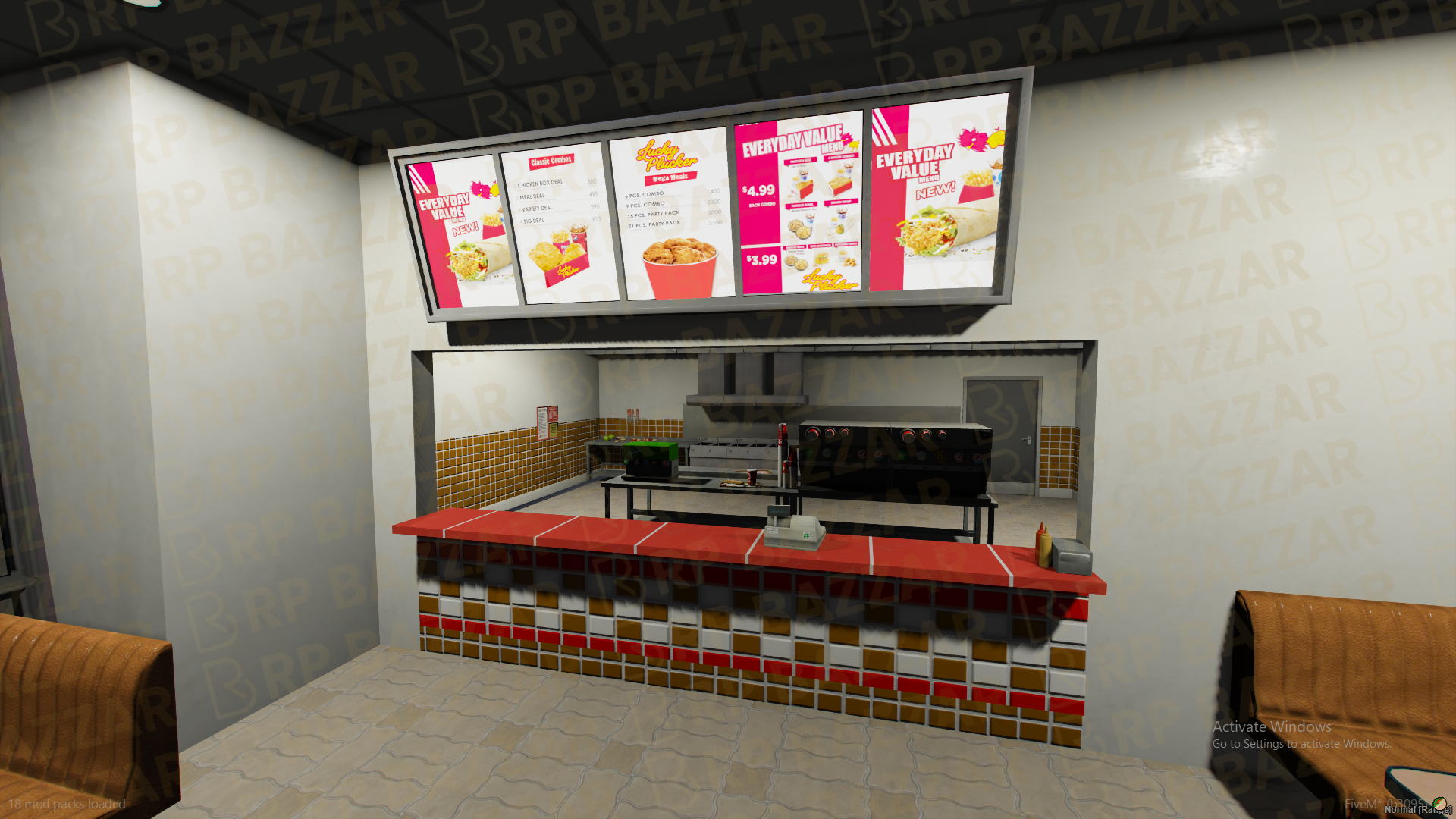 Upscale Kitchen FiveM MLO — GTA RP Interior — ESX QB QBOX — RPBazzar