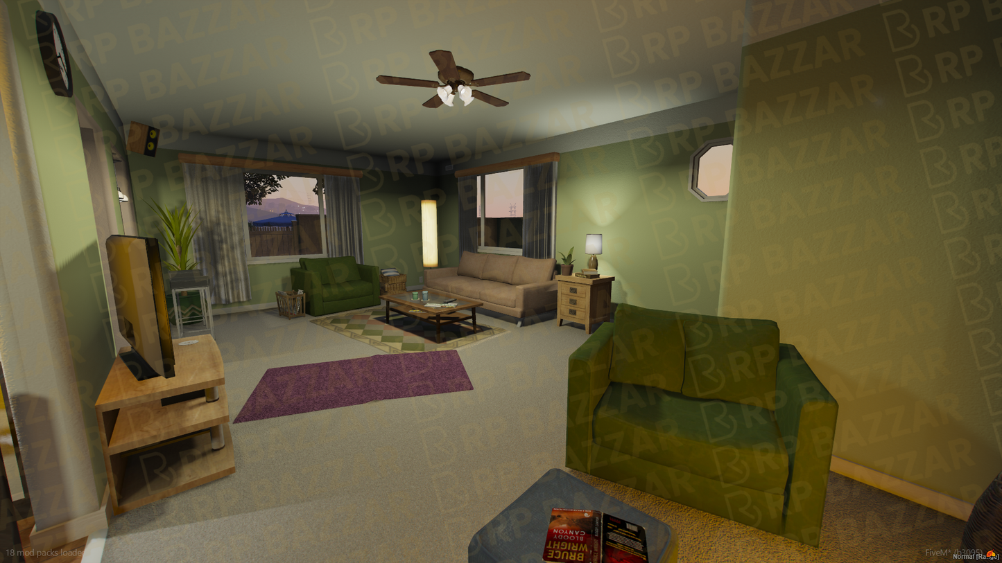 Sleek House FiveM MLO — GTA RP Interior — ESX QB QBOX — RPBazzar