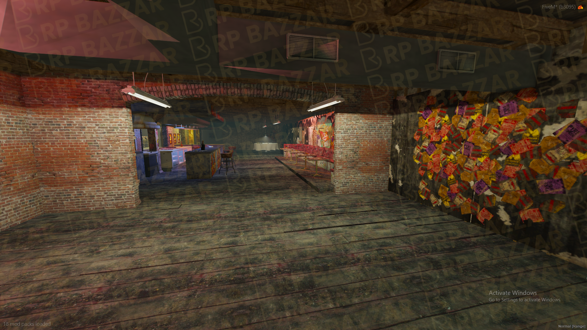 Industrial Bistro FiveM MLO — GTA RP Interior — ESX QB QBOX — RPBazzar