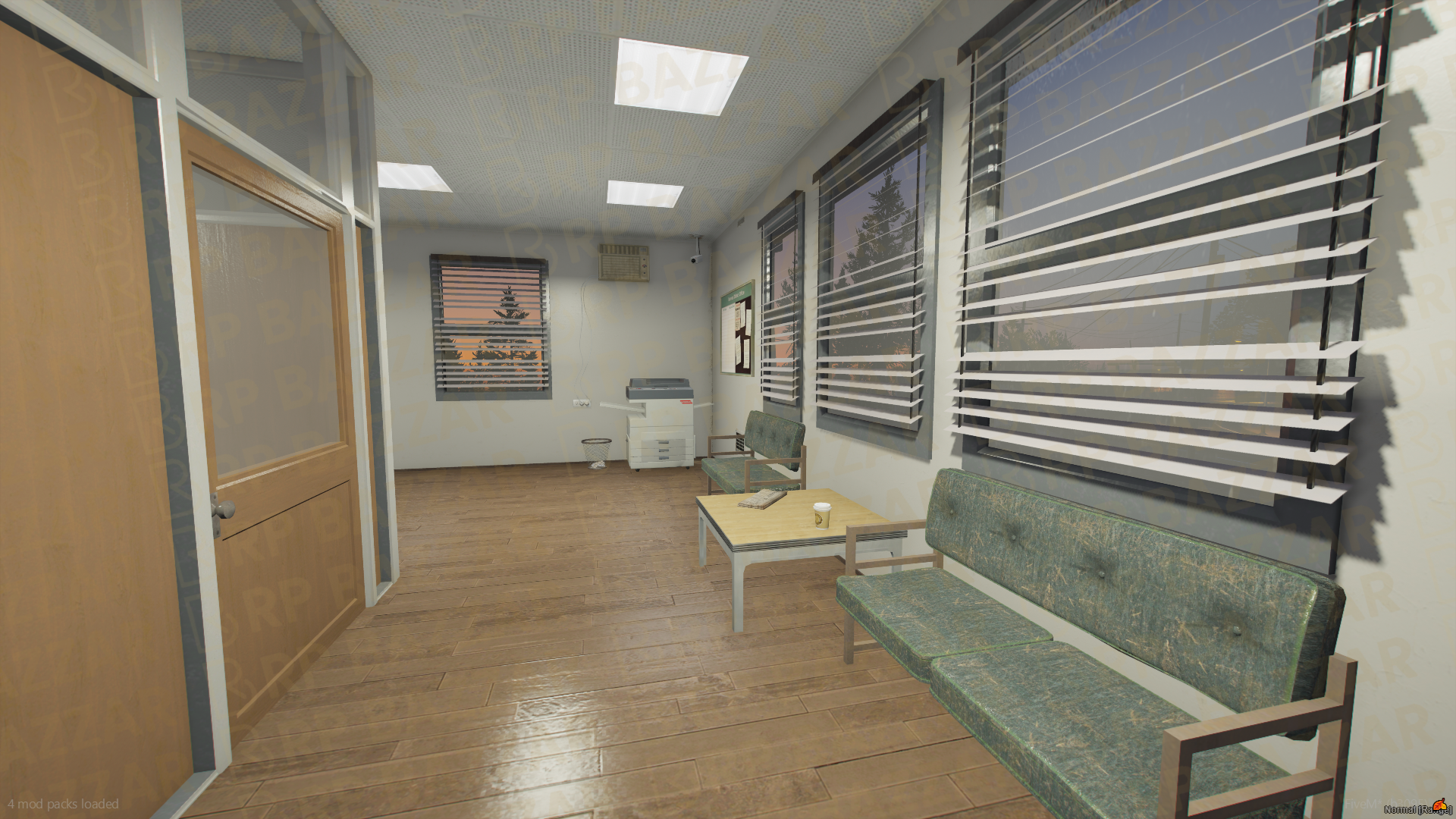 District Police Station FiveM MLO — GTA RP Interior — ESX QB QBOX — RPBazzar