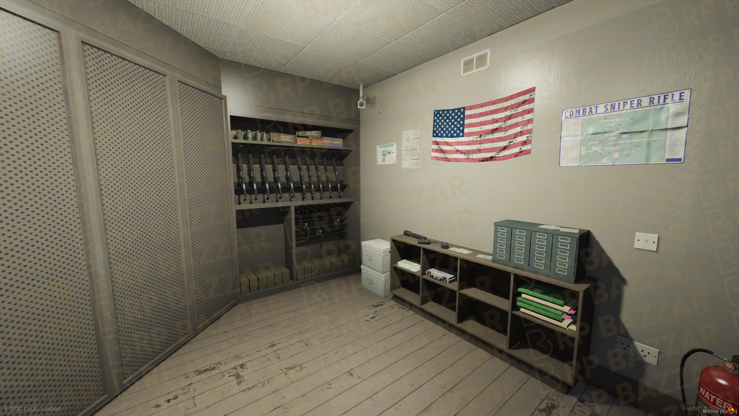 Precinct Police Station FiveM MLO — GTA RP Interior — ESX QB QBOX — RPBazzar