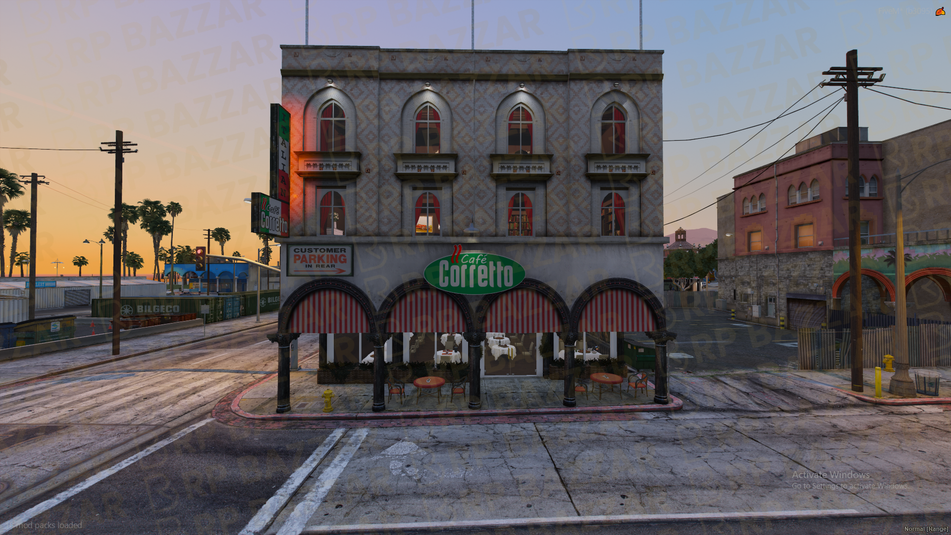 Street Bistro FiveM MLO — GTA RP Interior — ESX QB QBOX — RPBazzar