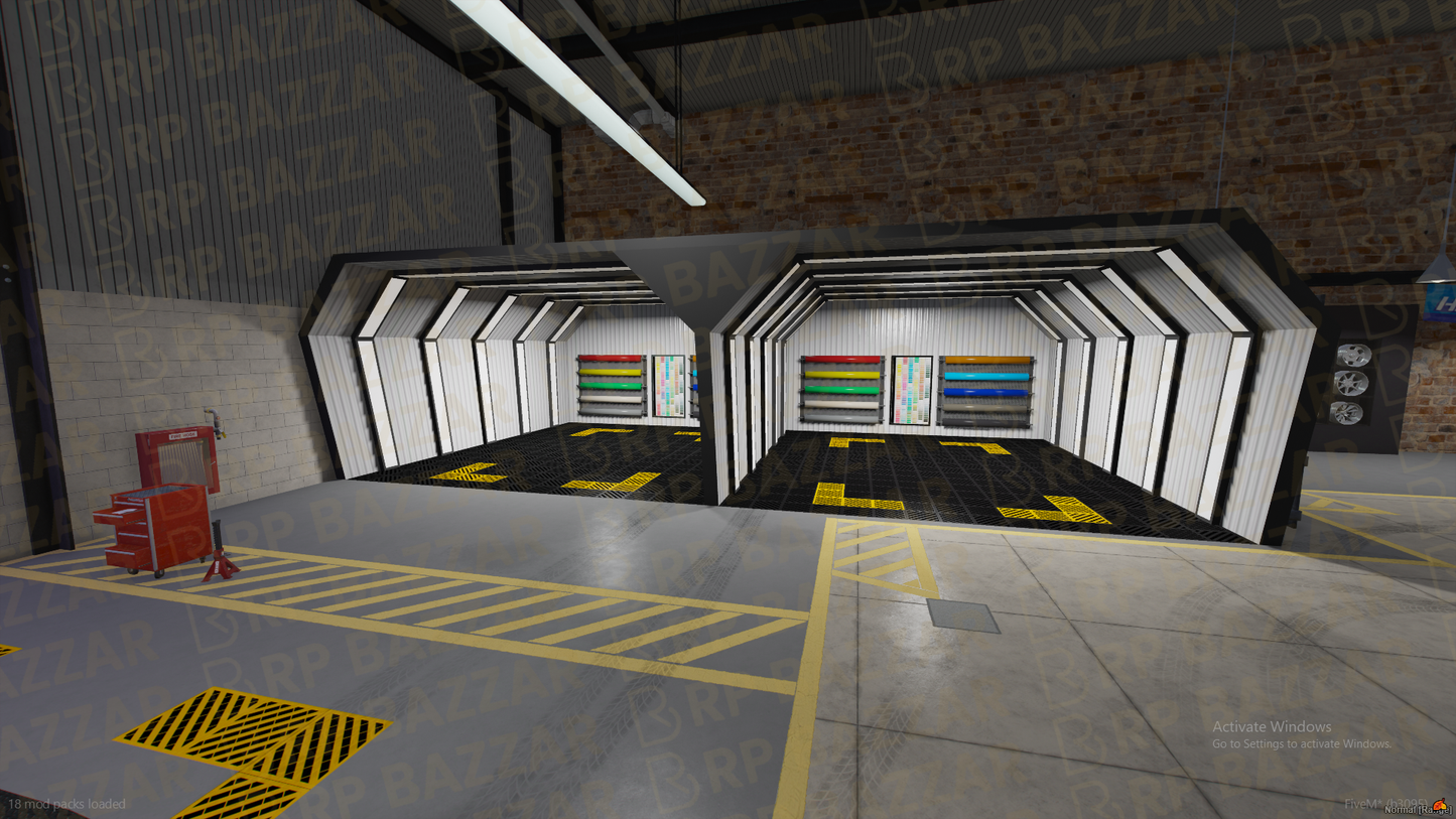 Lore-Friendly Mechanic Shop FiveM MLO — GTA RP Interior — ESX QB QBOX — RPBazzar