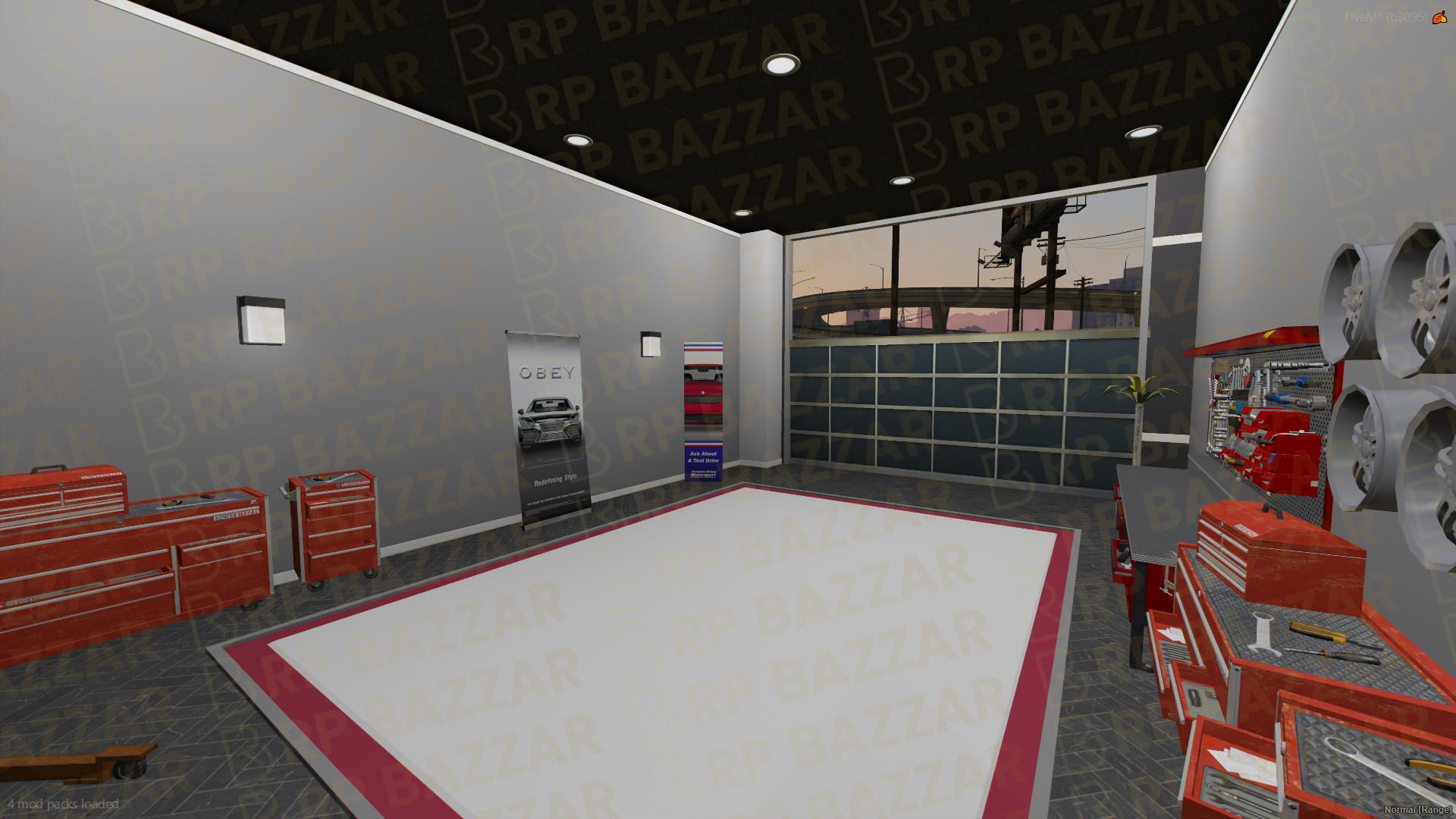 Polished Vehicle Shop FiveM MLO — GTA RP Interior — ESX QB QBOX — RPBazzar