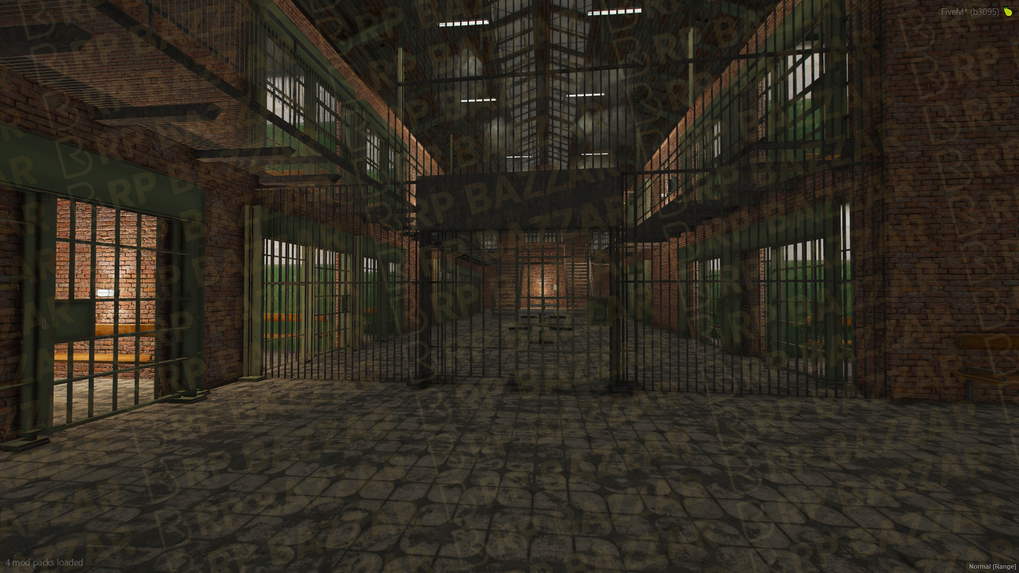 Underground Prison FiveM MLO — GTA RP Interior — ESX QB QBOX — RPBazzar