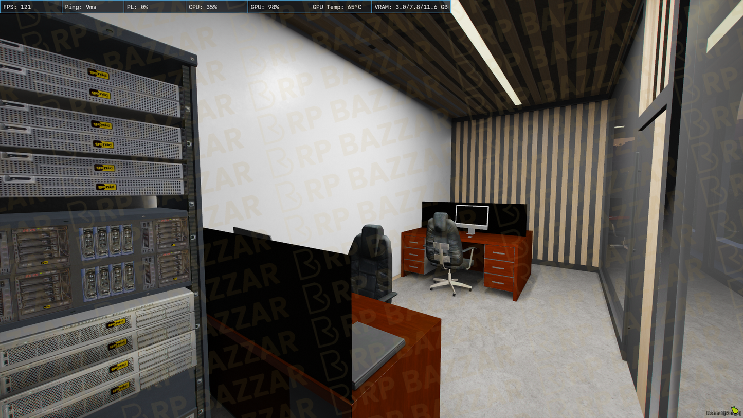 Classic Office FiveM MLO — GTA RP Interior — ESX QB QBOX — RPBazzar