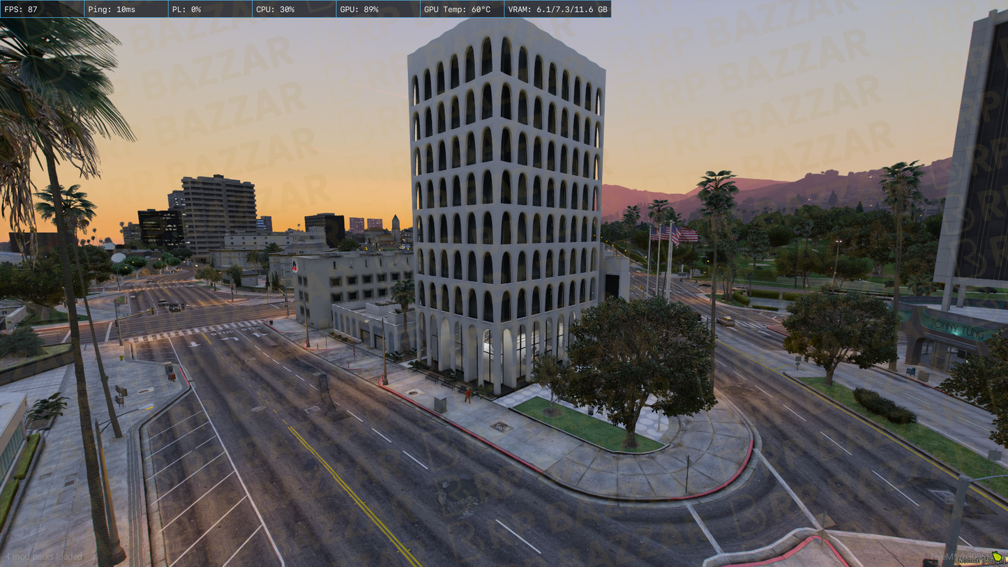 Classic Office FiveM MLO — GTA RP Interior — ESX QB QBOX — RPBazzar