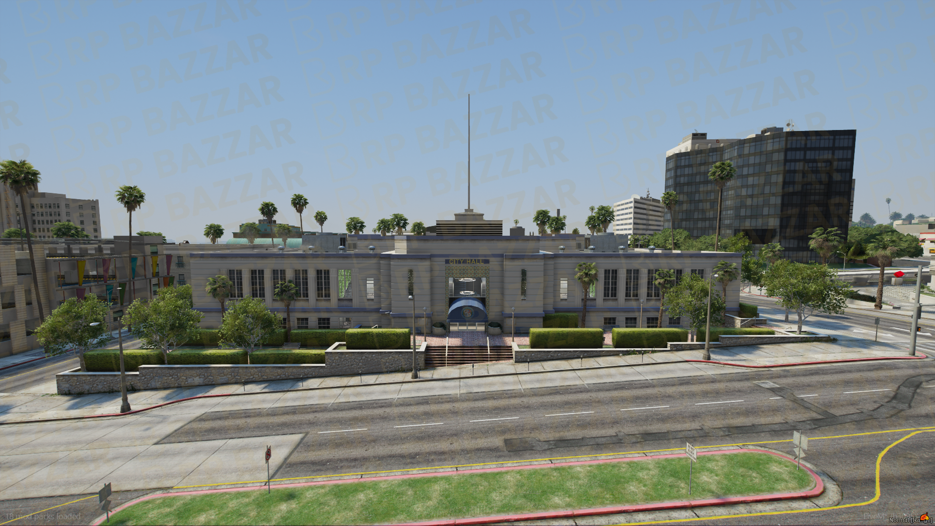 Grand CityHall FiveM MLO — GTA RP Interior — ESX QB QBOX — RPBazzar
