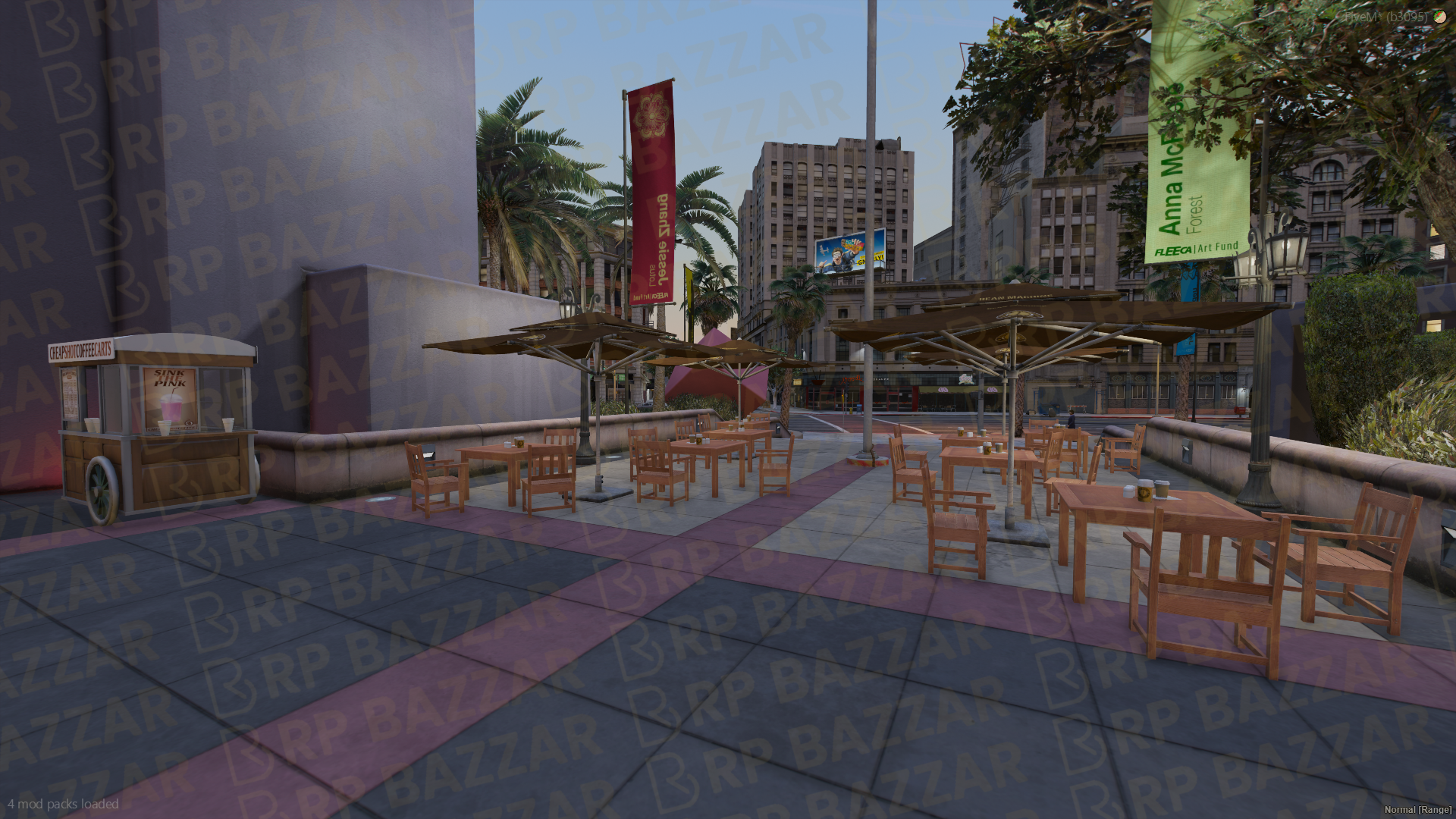 Downtown Legion Square FiveM MLO — GTA RP Interior — ESX QB QBOX — RPBazzar