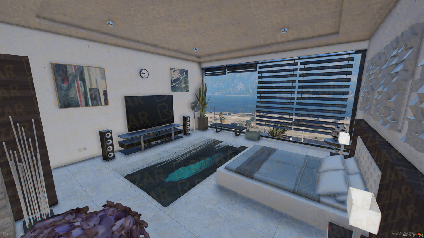 Elite Mansion FiveM MLO — GTA RP Interior — ESX QB QBOX — RPBazzar