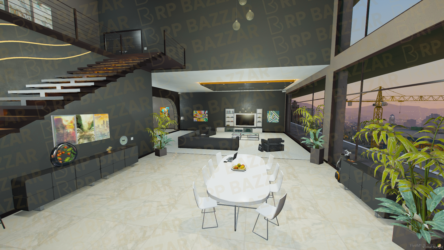 Downtown Apartment FiveM MLO — GTA RP Interior — ESX QB QBOX — RPBazzar