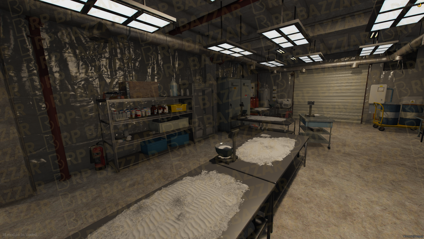 Makeshift Drug Lab FiveM MLO — GTA RP Interior — ESX QB QBOX — RPBazzar