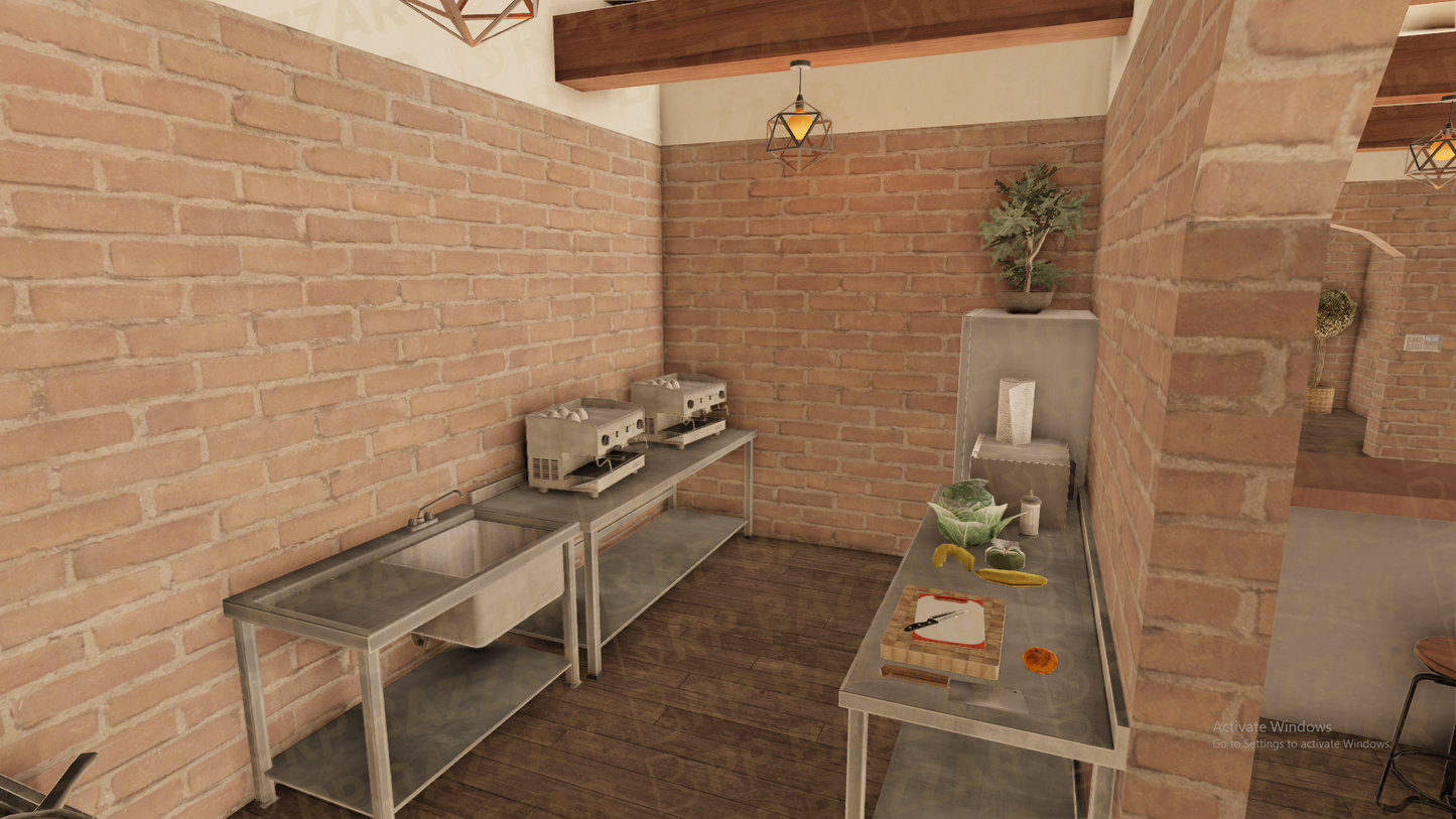 Mega Canteen FiveM MLO — GTA RP Interior — ESX QB QBOX — RPBazzar