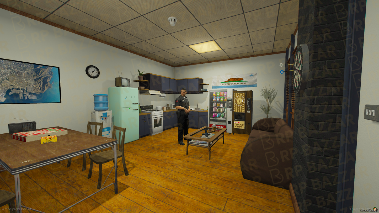 035.Police Station FiveM MLO — rpbazzar